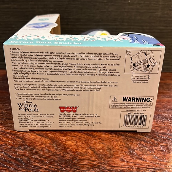 Disney Toys Disney Baby Eeyore Bath Squirter Bath Tub Toys For Toddlers Floats New Poshmark